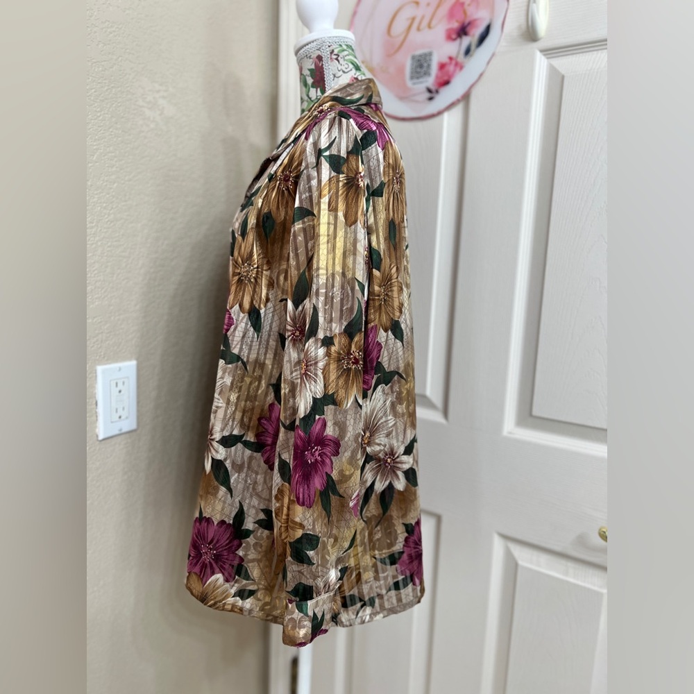 Allison Daley Multicolor Patterned Blouse - Picture 4 of 8